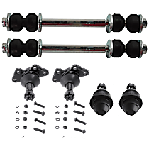 6-Piece Kit Suspension Kit,  Includes (4) Ball Joint and (2) Sway Bar Link