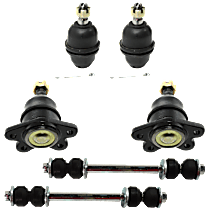 6-Piece Kit, Front Suspension Kit, Includes Ball Joint And Sway Bar Link