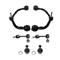 6-Piece Kit Suspension Kit,  Includes (2) Ball Joint, (2) Control Arm, and (2) Sway Bar Link