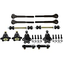 12-Piece Kit Front Suspension Kit, With 11/16 (in) x 18 Threads,  Includes (4) Ball Joint, (2) Sway Bar Link, (2) Tie Rod Adjusting Sleeve, and (4) Tie Rod End