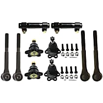 10-Piece Kit Front Suspension Kit, With 11/16 (in) x 18 Threads,  Includes (4) Ball Joint, (2) Tie Rod Adjusting Sleeve, and (4) Tie Rod End