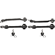 6-Piece Kit Front, Driver and Passenger Side, Lower, Forward and Rearward Control Arm Kit, RWD, Plus or Minus 1-1/2 Degree(s) Camber and/or Caster, Includes (2) Ball Joint and (4) Control Arm