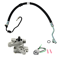 Power Steering Pump Kit, includes Connectors and Power Steering Hose