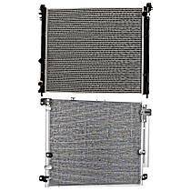 2-Piece Kit A/C Condenser, 8 Cyl 4.6L, includes (1) A/C Condenser and (1) Radiator