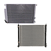2-Piece Kit A/C Condenser, 6 Cyl 3.6L, includes (1) A/C Condenser and (1) Radiator