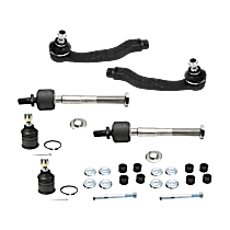 8-Piece Kit, Front Suspension Kit, Includes Ball Joint, Sway Bar Link, And Tie Rod End