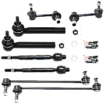 8-Piece Kit Suspension Kit,  Includes (4) Sway Bar Link and (4) Tie Rod End