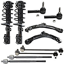 10-Piece Kit Fully Loaded Struts with Control Arms, Sway Bar Links, and Tie Rod Ends
