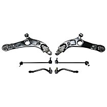 6-Piece Kit Suspension Kit, For Models With Sport Suspension,  Includes (2) Control Arm, (2) Sway Bar Link, and (2) Tie Rod End - 