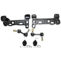 6-Piece Kit Front, Driver and Passenger Side, Lower Control Arm Brackets, Includes (2) Ball Joint, (2) Control Arm Bracket, and (2) Sway Bar Link