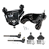 8-Piece Kit Control Arm, Four Wheel Drive,  Includes (2) Ball Joint, (2) Control Arm, (2) Tie Rod Adjusting Sleeve, and (2) Tie Rod End