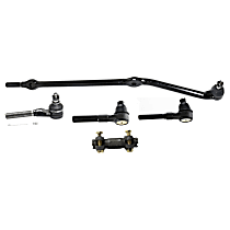 5-Piece Kit Tie Rod End, 22 (mm) Thread Size, with Right Hand Threads,  Includes (1) Tie Rod Adjusting Sleeve and (4) Tie Rod End - 