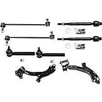 8-Piece Kit Suspension Kit, 4WD,  Includes (2) Control Arm, (2) Sway Bar Link, and (4) Tie Rod End - 
