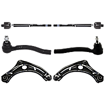 6-Piece Kit Control Arm,  Includes (2) Control Arm and (4) Tie Rod End - 
