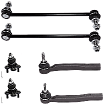 6-Piece Kit Ball Joint,  Includes (2) Ball Joint, (1) Sway Bar Link and (2) Tie Rod End
