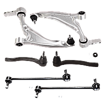 6-Piece Kit Control Arm,  Includes (2) Control Arm, (2) Sway Bar Link, and (2) Tie Rod End - 