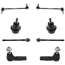 8-Piece Kit Tie Rod End, Without Off Road Package, AWD,  Includes (2) Ball Joint, (2) Sway Bar Link, and (4) Tie Rod End - 