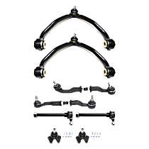 8-Piece Kit Control Arm, 4WD,  Includes (2) Ball Joint, (2) Control Arm, (2) Sway Bar Link, and (2) Tie Rod End - 