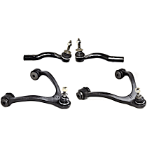 4-Piece Kit Control Arm,  Includes (2) Control Arm and (2) Tie Rod End - 