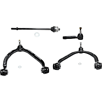 4-Piece Kit Control Arm,  Includes (2) Control Arm and (2) Tie Rod End - 