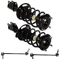 4-Piece Suspension Kit, Includes (2) Loaded Strut and (2) Sway Bar Link