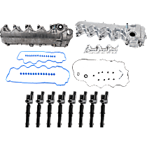 11-Piece Kit Valve Cover with Ignition Coils and Valve Cover Gasket