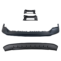 Front, Upper Primed Bumper Cover, For Models With Two Piece Bumper Type