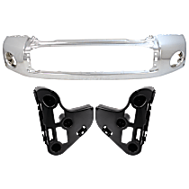3-Piece Kit Bumper, Chrome,  Includes (1) Bumper and (2) Bumper Bracket