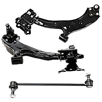 3-Piece Kit Control Arm, FWD,  Includes (2) Control Arm and (1) Sway Bar Link - 