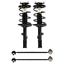 4-Piece Kit Fully Loaded Struts with Sway Bar Links, Front Wheel Drive