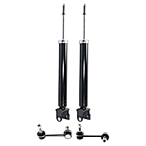4-Piece Kit Shocks with Sway Bar Links, Rear Wheel Drive