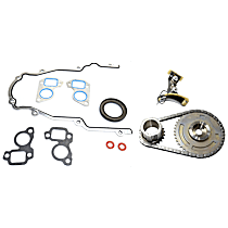 2-Piece Kit Timing Chain Kit, includes (1) Timing Chain Kit and (1) Timing Cover Gasket