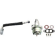 2-Piece Kit EGR Valve, 8 Cyl 5.8L, Includes (1) EGR Line and (1) EGR Valve