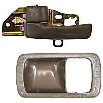 Brown Interior Door Handle, With door lock button, Coupe - 