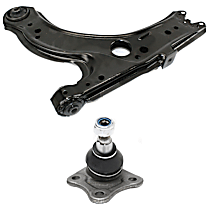 2-Piece Kit Control Arm, Front Wheel Drive, From VIN No. 1J-X-000-001,  Includes (1) Ball Joint and (1) Control Arm - 