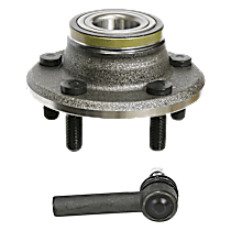 2-Piece Kit Wheel Hub, includes (1) Tie Rod End and (1) Wheel Hub