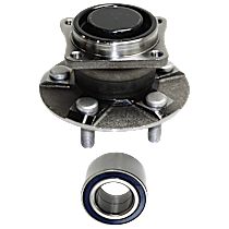 Wheel Hub, Non-ABS, 5 Lugs, With Bearing, FWD - Invalid Posiiton