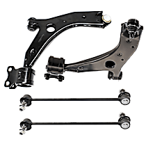 4-Piece Kit Control Arm,  Includes (2) Control Arm and (2) Sway Bar Link - 