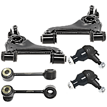 6-Piece Kit Control Arm,  Includes (2) Ball Joint, (2) Control Arm, and (2) Sway Bar Link - 