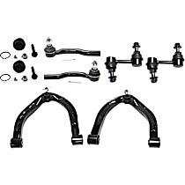 8-Piece Kit Suspension Kit, Four Wheel Drive,  Includes (2) Ball Joint, (2) Control Arm, (2) Sway Bar Link, and (2) Tie Rod End - 