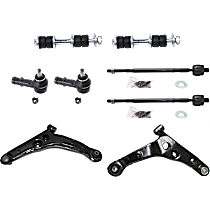 8-Piece Kit Suspension Kit,  Includes (2) Control Arm, (2) Sway Bar Link, and (4) Tie Rod End - 