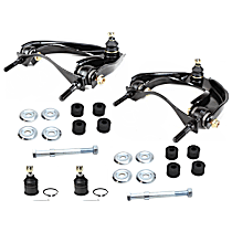 6-Piece Kit, Front, Driver And Passenger Side Suspension Kit, Includes Ball Joint, Control Arm, And Sway Bar Link
