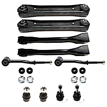 10-Piece Kit, Front Suspension Kit, Includes Ball Joint, Control Arm, And Sway Bar Link