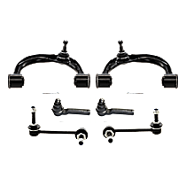 8-Piece Kit Suspension Kit,  Includes (2) Ball Joint, (2) Control Arm, (2) Sway Bar Link, and (2) Tie Rod End