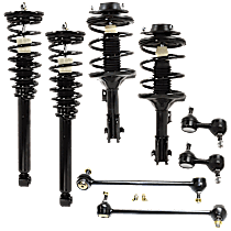 8-Piece Kit Suspension Kit,  Includes (4) Loaded Strut and (4) Sway Bar Link