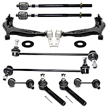 10-Piece Kit Suspension Kit,  Includes (2) Control Arm, (4) Sway Bar Link, and (4) Tie Rod End - 