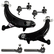 6-Piece Kit Suspension Kit,  Includes (2) Control Arm, (2) Sway Bar Link, and (2) Tie Rod End - 