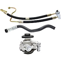 3-Piece Kit Power Steering Pump, includes Power Steering Hoses