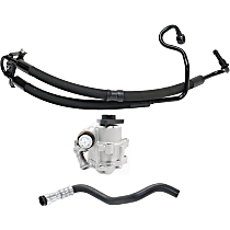 3-Piece Kit Power Steering Pump, includes Power Steering Hoses