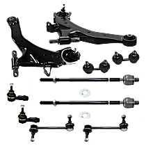 10-Piece Kit Suspension Kit,  Includes (2) Control Arm, (4) Sway Bar Link, and (4) Tie Rod End - 